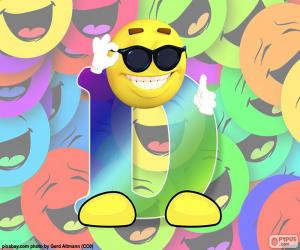 Letter D smiley puzzle