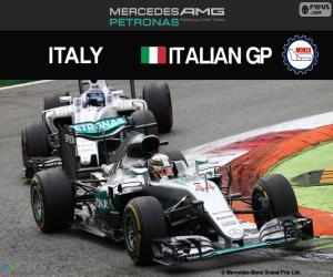 Lewis Hamilton, 2016 Italian Grand Prix puzzle