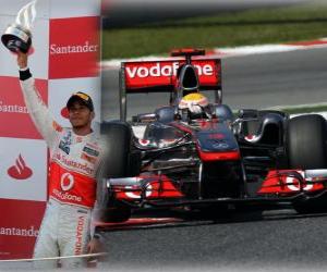 Lewis Hamilton - McLaren - Barcelona, &#8203;&#8203;Spain Grand Prix (2011) (2nd place) puzzle