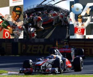 Lewis Hamilton - McLaren - Melbourne, Australia Grand Prix (2011) (2nd place) puzzle