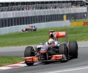 Lewis Hamilton - McLaren - Montreal 2010 puzzle