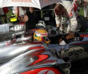Lewis Hamilton - McLaren - Monza 2010 puzzle