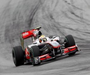 Lewis Hamilton - McLaren - Sepang 2010 puzzle