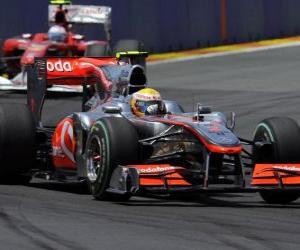 Lewis Hamilton - McLaren - Valencia 2010 puzzle