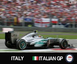 Lewis Hamilton - Mercedes - Monza, 2013 puzzle