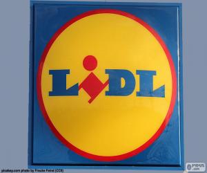 Lidl logo puzzle