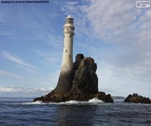 Lighthouse on the rocks puzzle