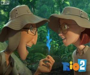 Linda and Tulio, Rio 2 puzzle