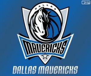 Logo Dallas Mavericks, NBA team. Southwest Division, Western Conference puzzle