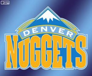 Logo Denver Nuggets, NBA team. Northwest Division, Western Conference puzzle