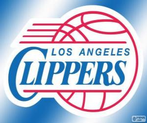 Logo Los Angeles Clippers, NBA team. Pacific Division, Western Conference puzzle