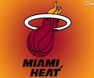 Logo Miami Heat, NBA team. Southeast Division, Eastern Conference puzzle