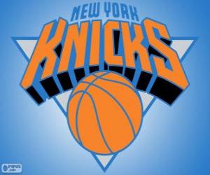 Logo New York Knicks, NBA team. Atlantic Division, Eastern Conference puzzle