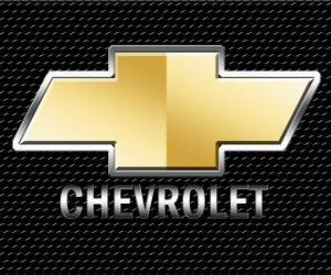 Logo of Chevrolet, American automotive brand puzzle