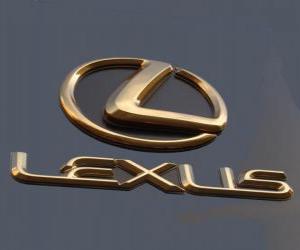 Logo of Lexus, Japanese brand of high-end cars puzzle