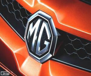 Logo of MG, brand of the United Kingdom puzzle