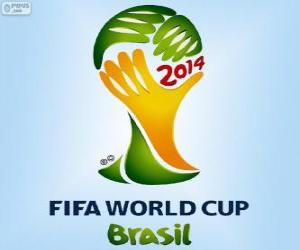 Logo of the FIFA World Cup of Brazil 2014 puzzle