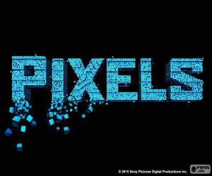 Logo of the film Pixels puzzle