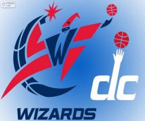 Logo Washington Wizards, NBA team. Southeast Division, Eastern Conference puzzle