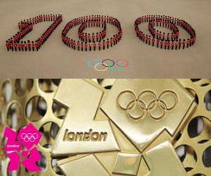 London 2012 100 days to go puzzle