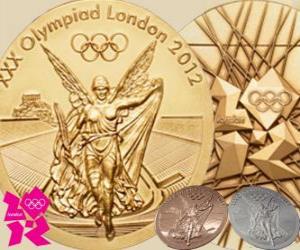 London 2012 Medals puzzle
