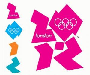 London 2012 Olympic Games Logo. Games of the XXX Olympiad puzzle