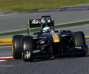 Lotus T128 - 2011 - puzzle