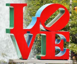 LOVE Sculpture puzzle