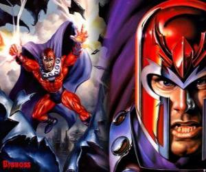 Magneto, the main antagonist of the X-Men, the supervillain with his mutants wish to dominate the world puzzle