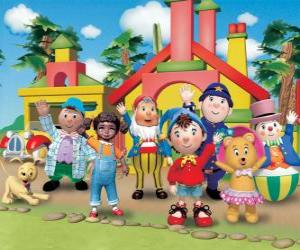 Main characters of Noddy puzzle