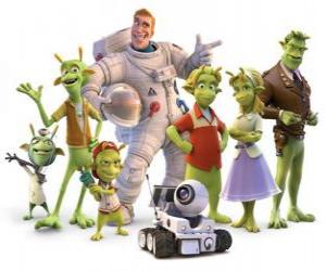 Main Characters of Planet 51 puzzle