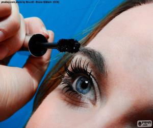 Make eyelashes puzzle