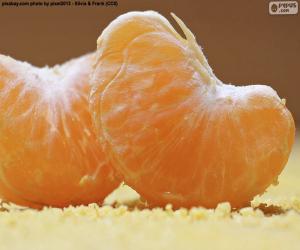 Mandarin orange slices puzzle