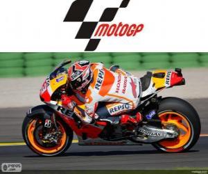 Marc Márquez, 2013 world champion of MotoGP puzzle