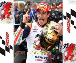 Marc Márquez, 2014 world champion of MotoGP puzzle