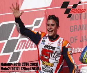 Marc Márquez, MotoGP 2016 puzzle