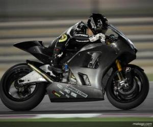 Marco Melandri piloting its moto GP puzzle