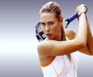 Maria Sharapova prepared for a coup puzzle