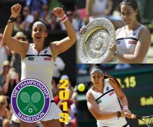 Marion Bartoli champion Wimbledon 2013 puzzle