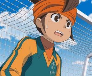 Mark Evans or  Mamoru Endo, goalkeeper of the Raimon School's football team and main protagonist of the series Inazuma Eleven puzzle