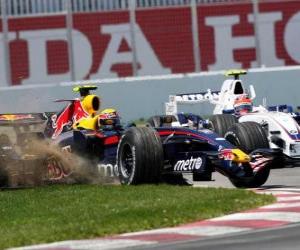 Mark Webber piloting its F1 puzzle