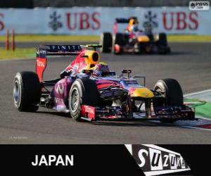 Mark Webber - Red Bull - 2013 Japanese Grand Prix, 2º classified puzzle