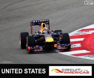 Mark Webber - Red Bull - 2013 United States Grand Prix, 3rd classified puzzle