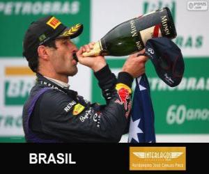 Mark Webber - Red Bull - 2013 Brazilian Grand Prix, 2º classified puzzle