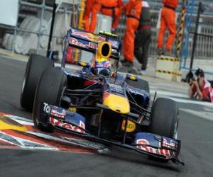Mark Webber - Red Bull - Monte-Carlo 2010 puzzle
