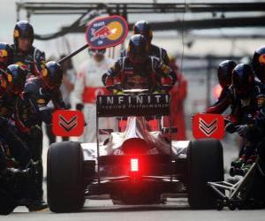 Mark Webber - Red Bull - Shanghai, 2011 puzzle