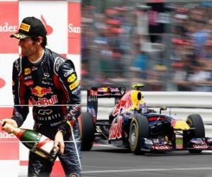 Mark Webber - Red Bull - Silverstone Grand Prix of Great Britain (2011) (3rd place) puzzle