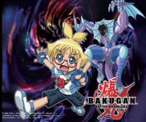 Marucho and Preya its Aquos Guardian Bakugan puzzle