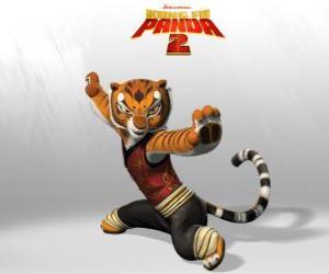 Master Tigress is the strongest and bravest of the masters of Kung Fu. puzzle