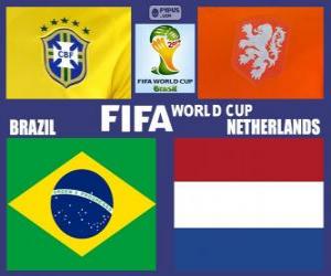 Match for the 3rd place, Brazil 2014, Brazil vs Netherlands puzzle